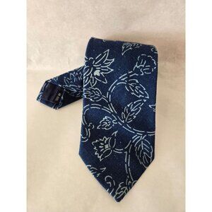Sasakura Gensho Vintage Japanese Indigo Dyed 100% Cotton Necktie Rare Find